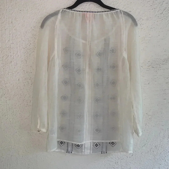 Tory Burch Lucille Beaded Embroidered Size 2 - Picture 7 of 8